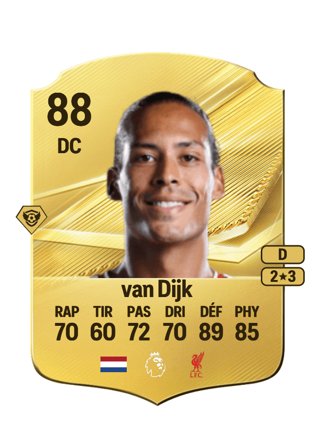 Virgil van Dijk card