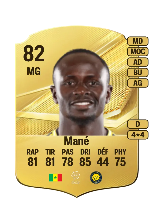 Sadio Mané card