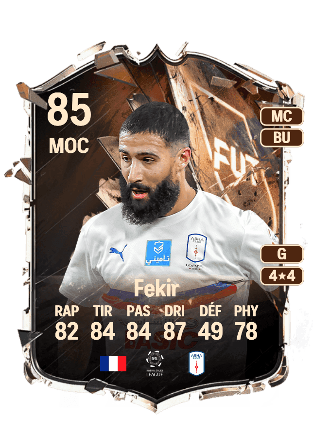 Nabil Fekir card