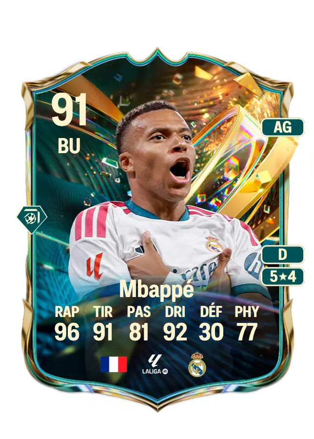 Kylian Mbappé card