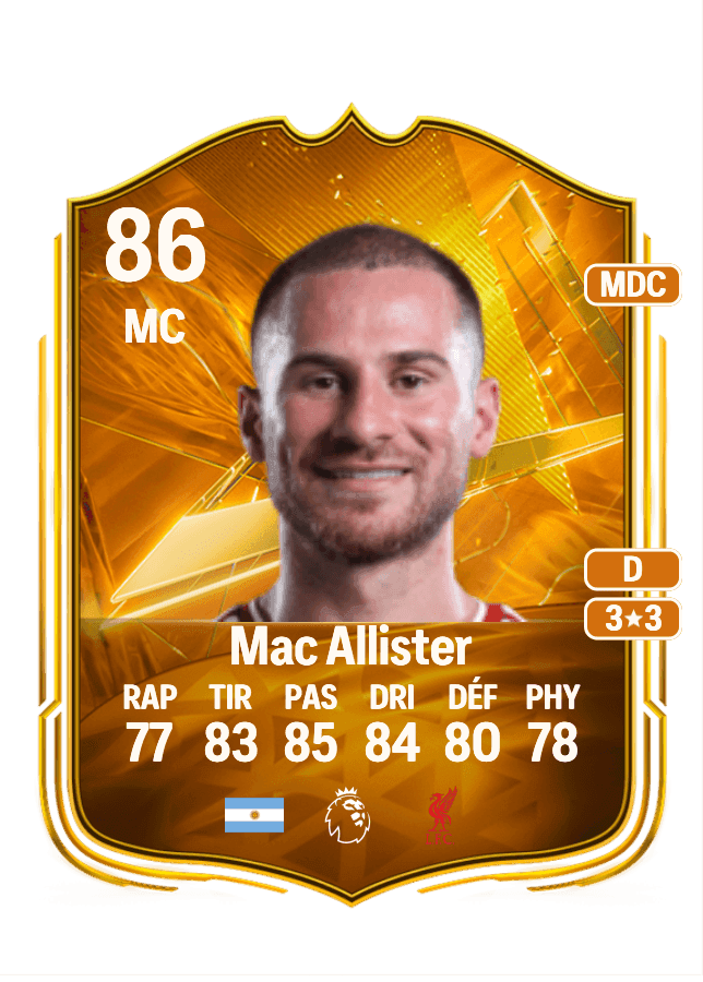 Alexis Mac Allister card
