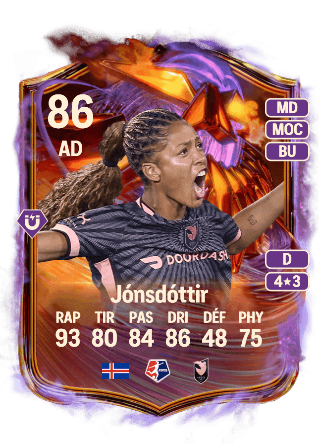 Sveindís Jane Jónsdóttir card