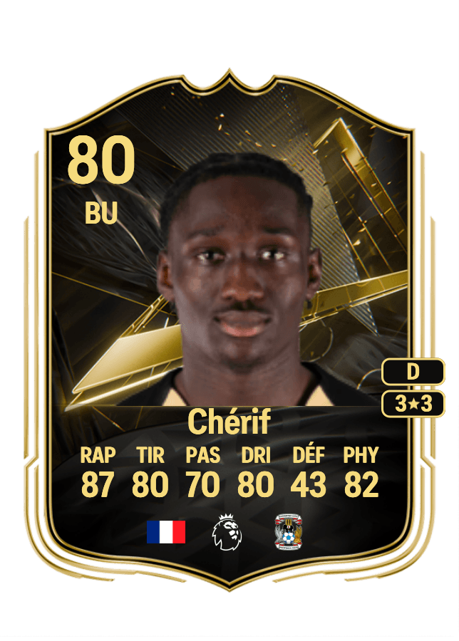 Sidiki Chérif card