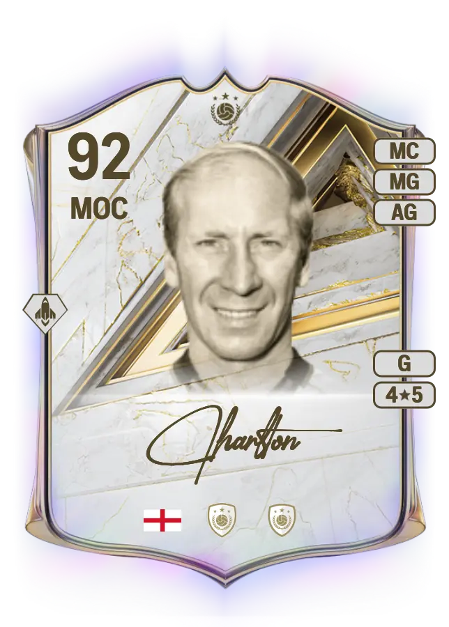 Bobby Charlton card