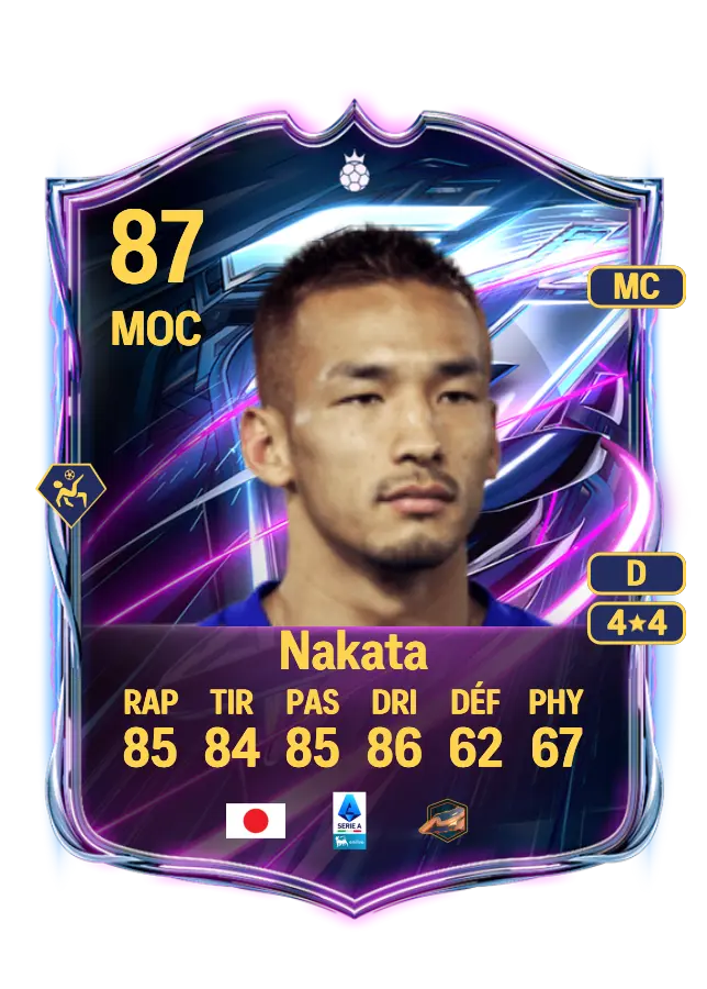 Hidetoshi Nakata card