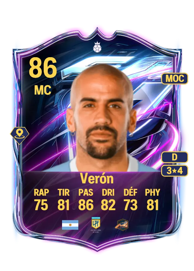 Juan Sebastián Verón card