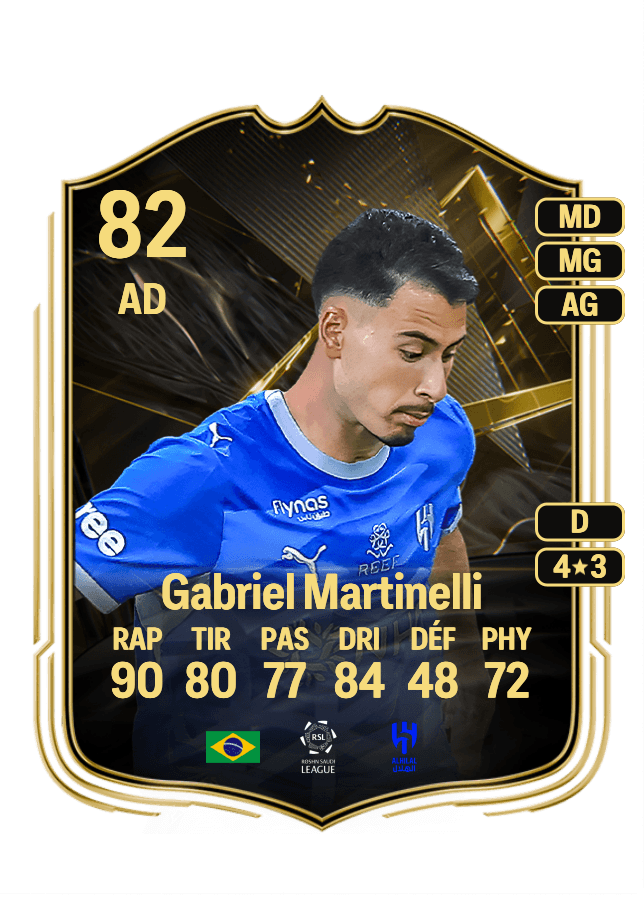 Gabriel Martinelli card