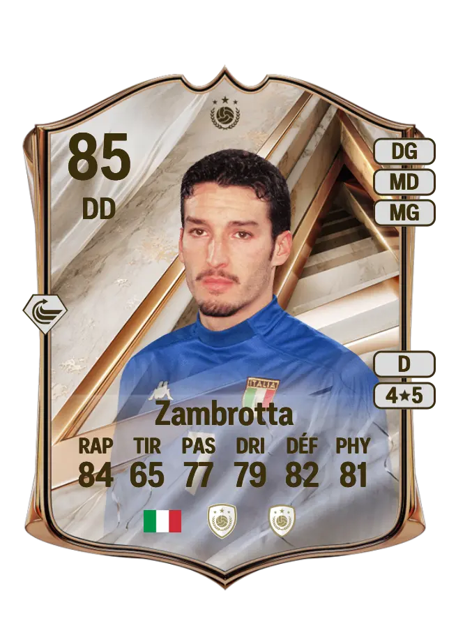 Gianluca Zambrotta card