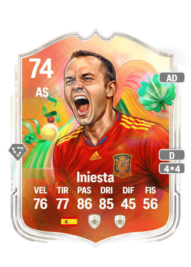 Iniesta card