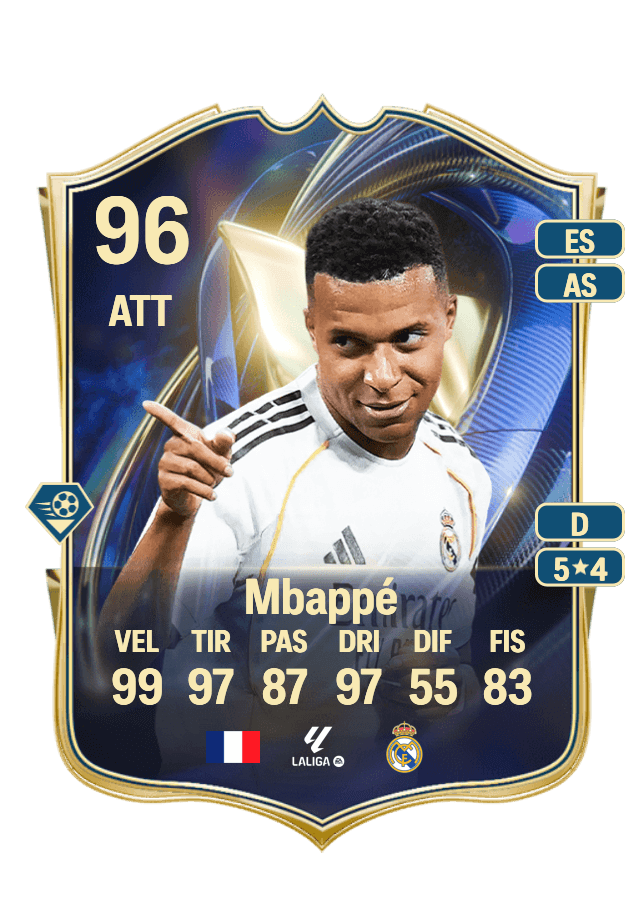 Kylian Mbappé card
