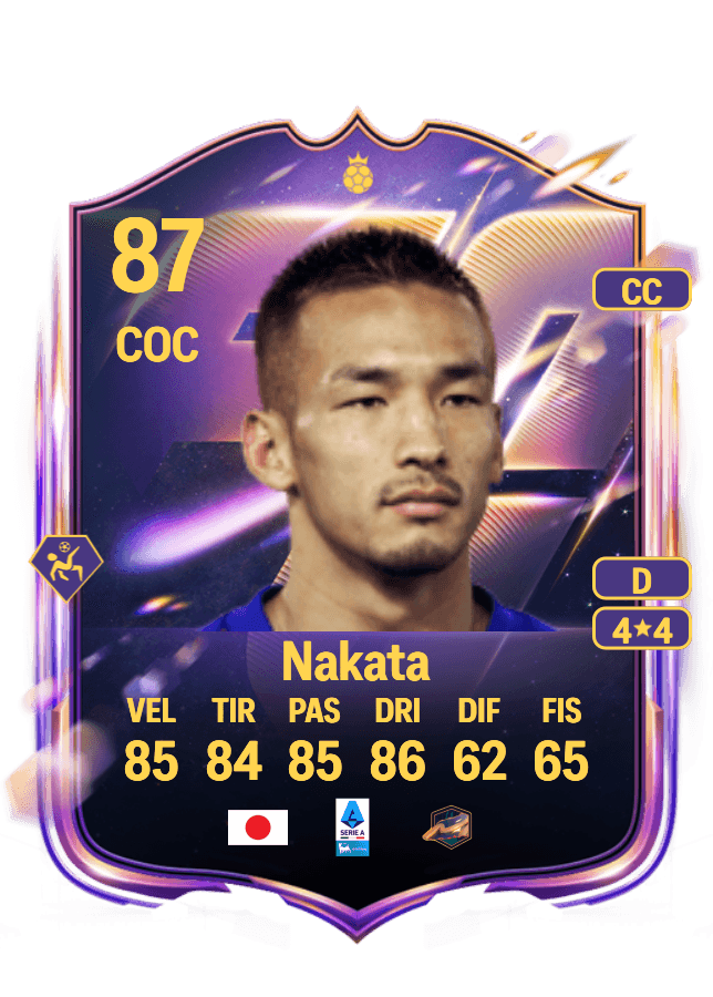 Hidetoshi Nakata card