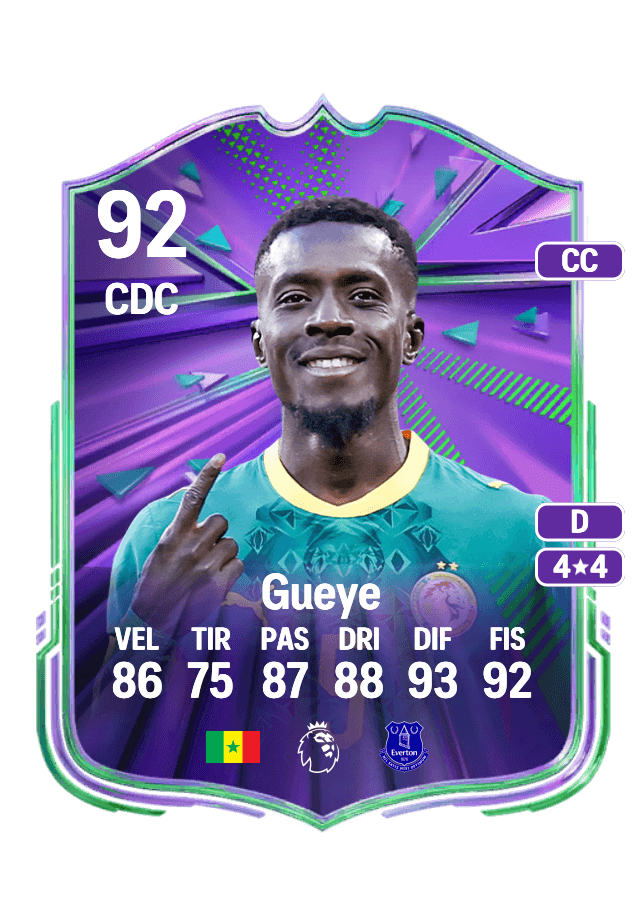 Idrissa Gueye card