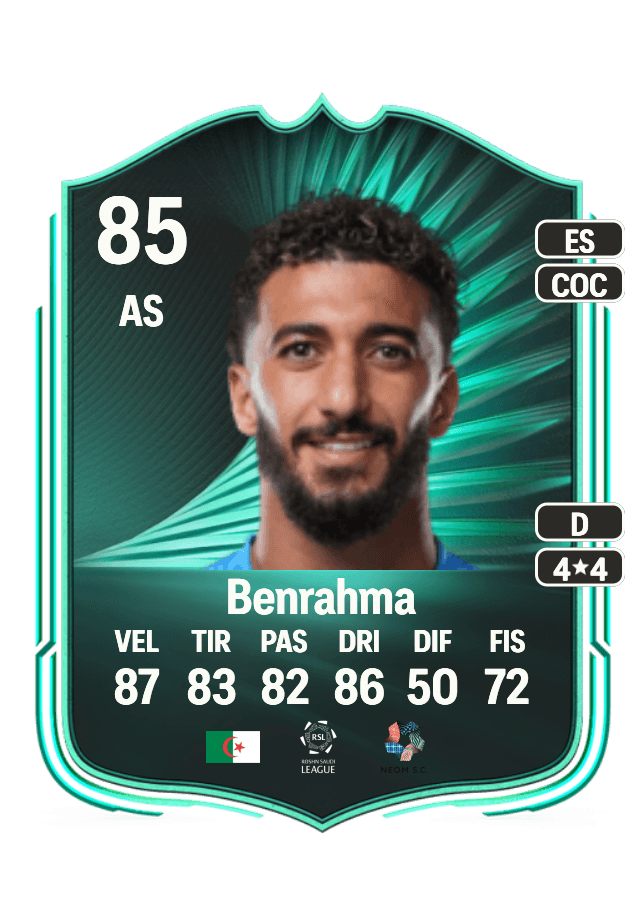 Saïd Benrahma card