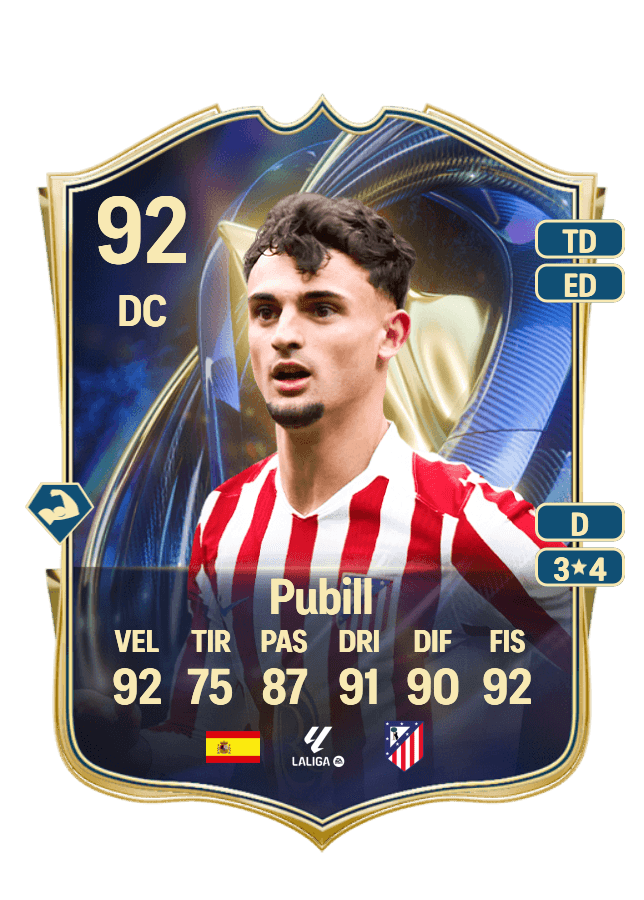 Pubill card