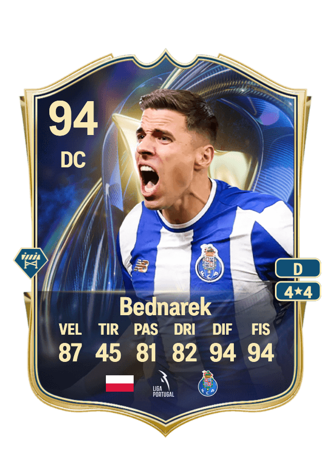 Jan Bednarek card