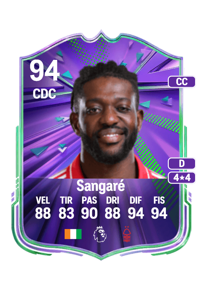 Ibrahim Sangaré card