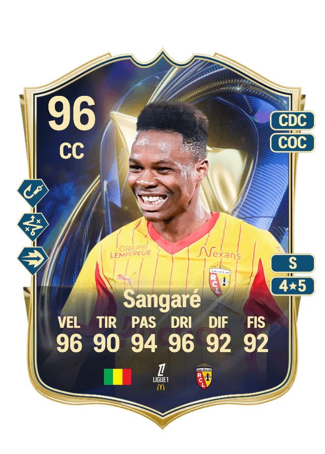 Mamadou Sangaré card