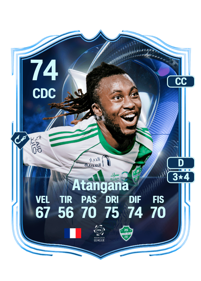 Valentin Atangana card