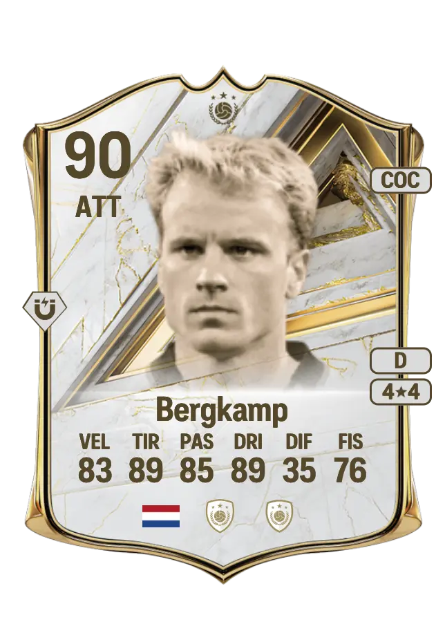 Dennis Bergkamp card
