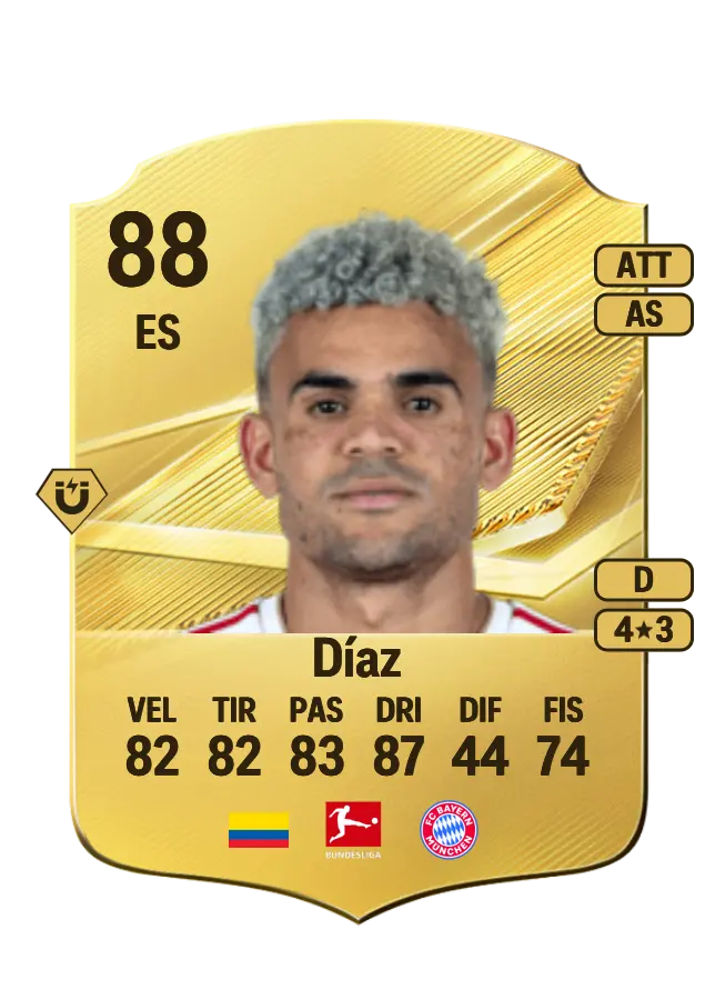 Luis Díaz card