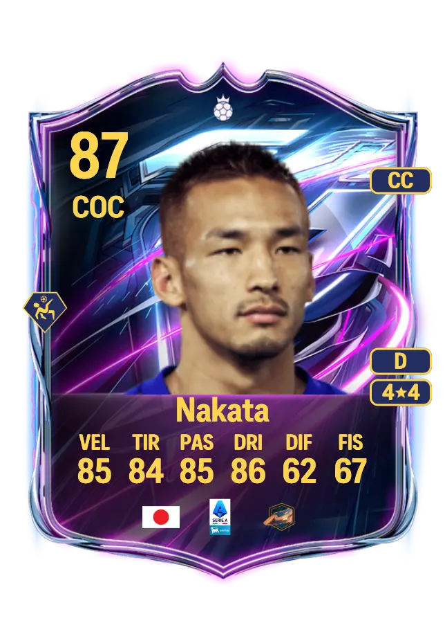 Hidetoshi Nakata card