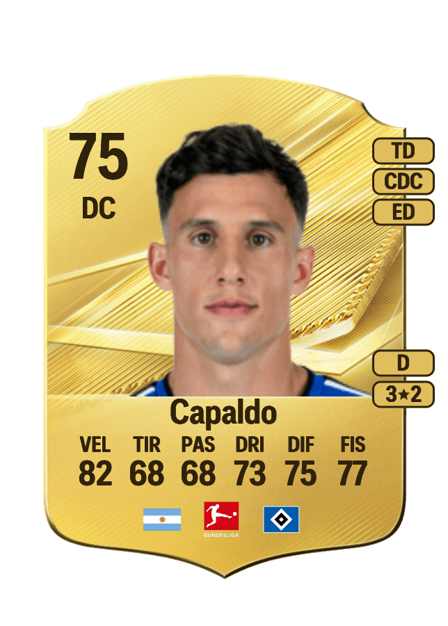 Nicolás Capaldo card