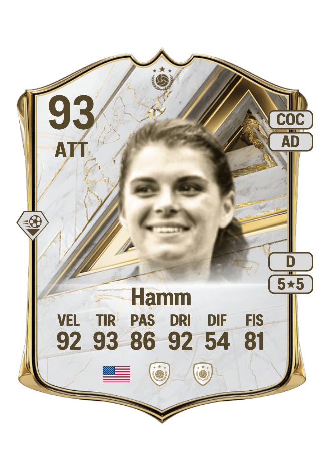 Mia Hamm card