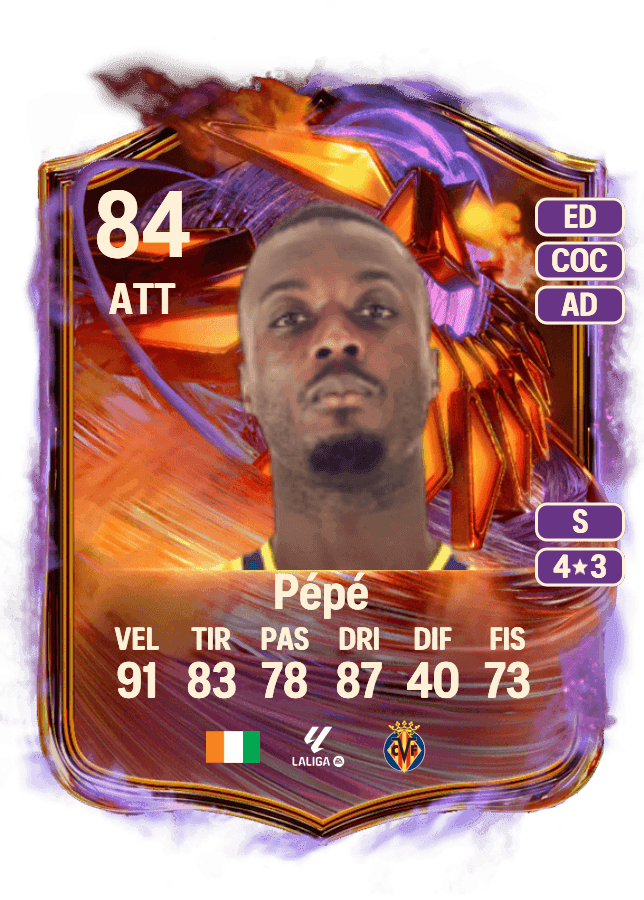 Nicolas Pépé card