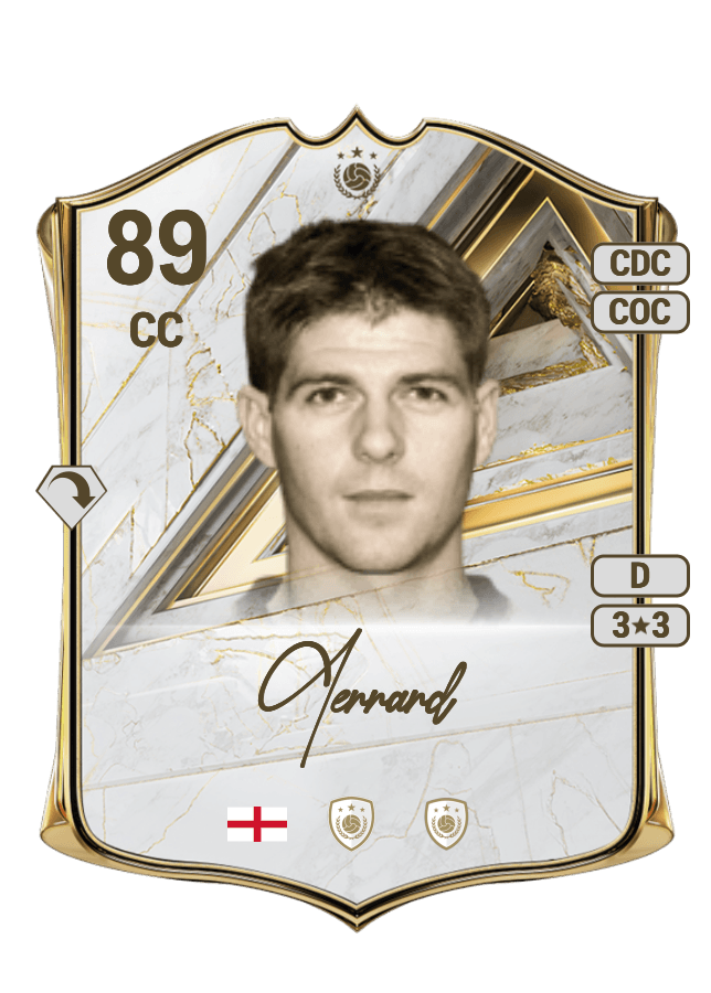 Steven Gerrard card
