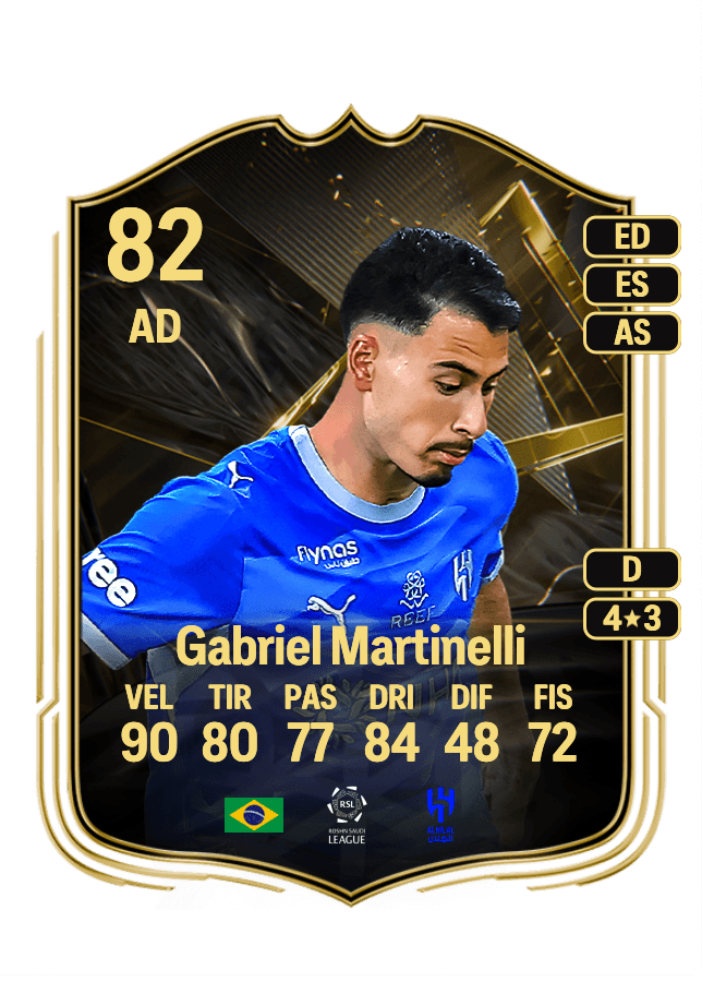 Gabriel Martinelli card