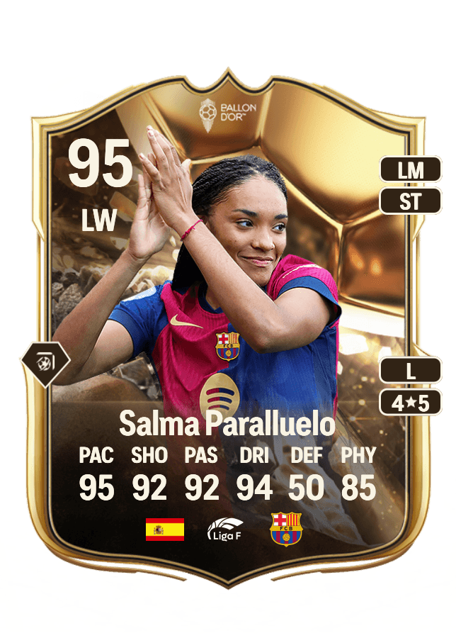 Salma Paralluelo card