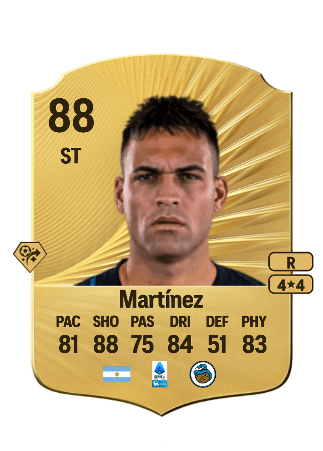 Lautaro Martínez card