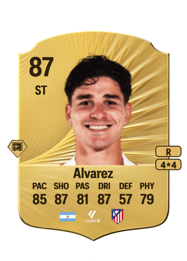 Julián Alvarez card
