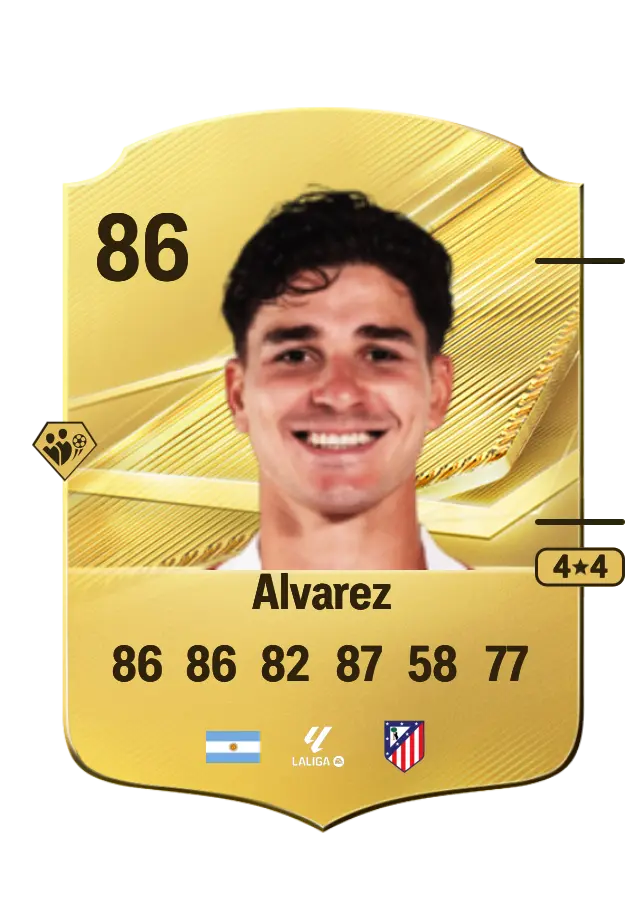 Julián Alvarez card