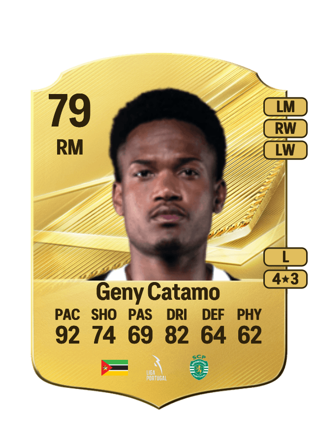 Geny Catamo card