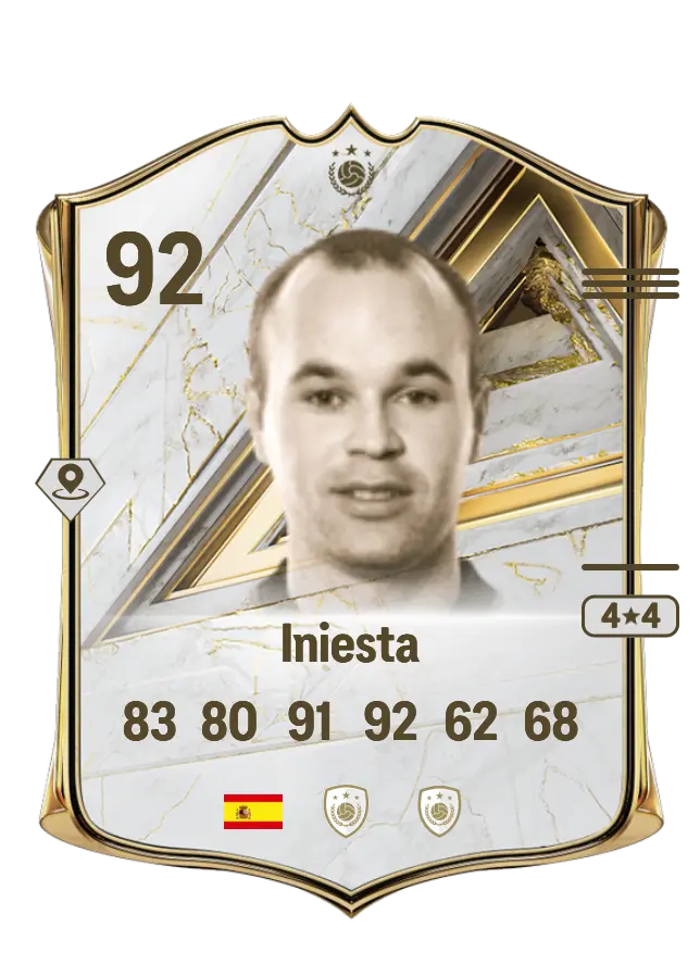 Iniesta card