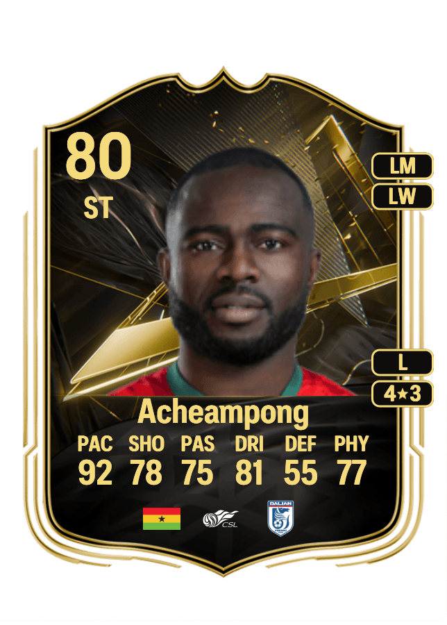Frank Acheampong card