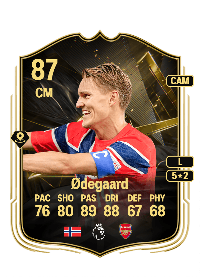 Martin Ødegaard card