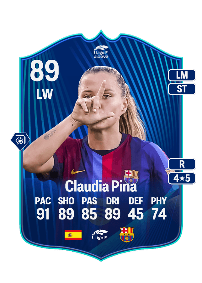Claudia Pina card