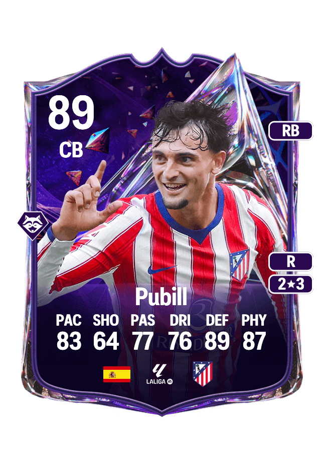 Pubill card