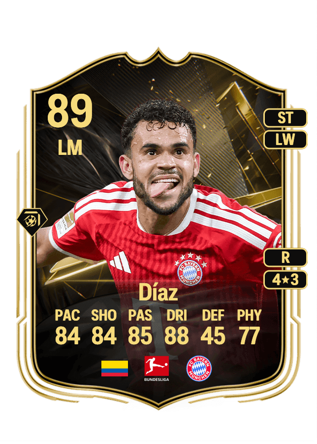 Luis Díaz card