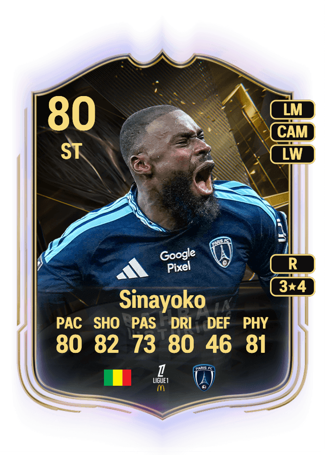 Lassine Sinayoko card
