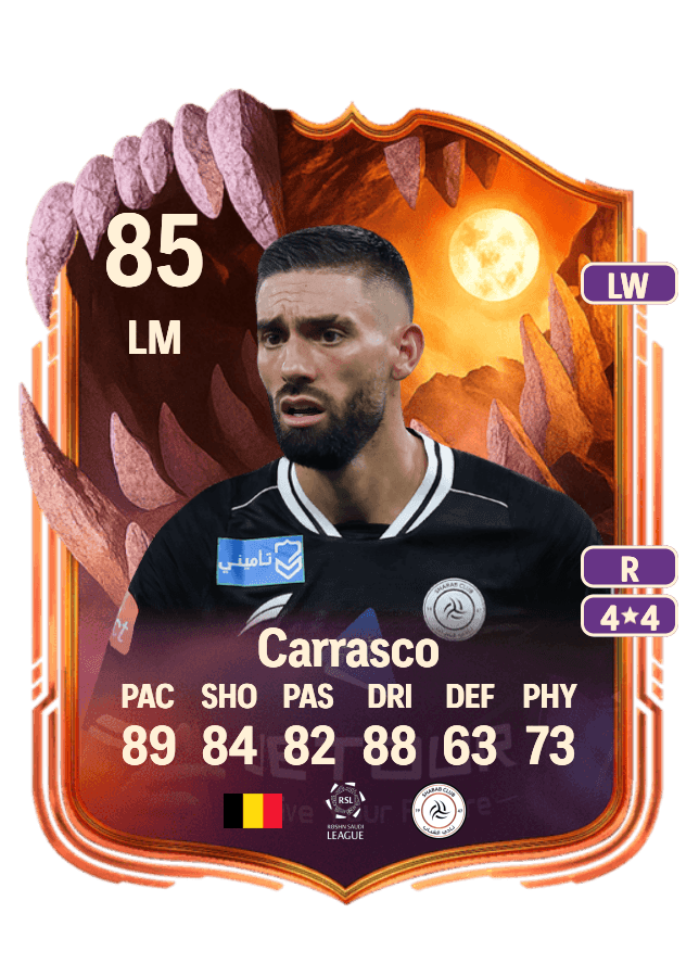 Yannick Carrasco card