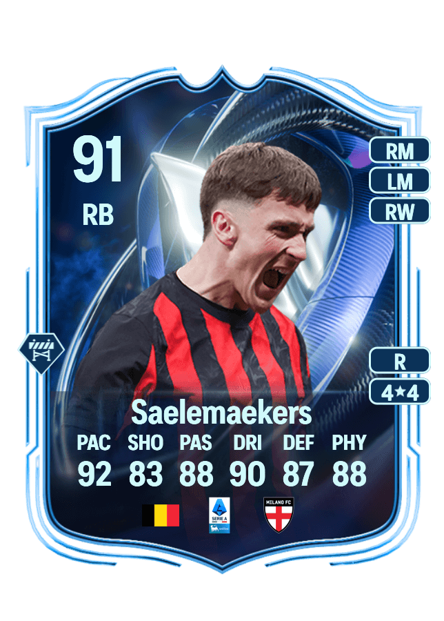 Alexis Saelemaekers card
