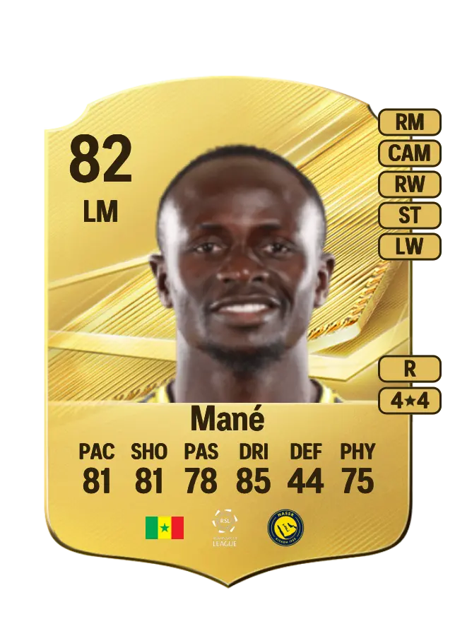 Sadio Mané card