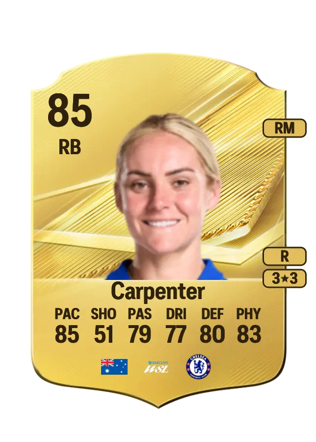 Ellie Carpenter card