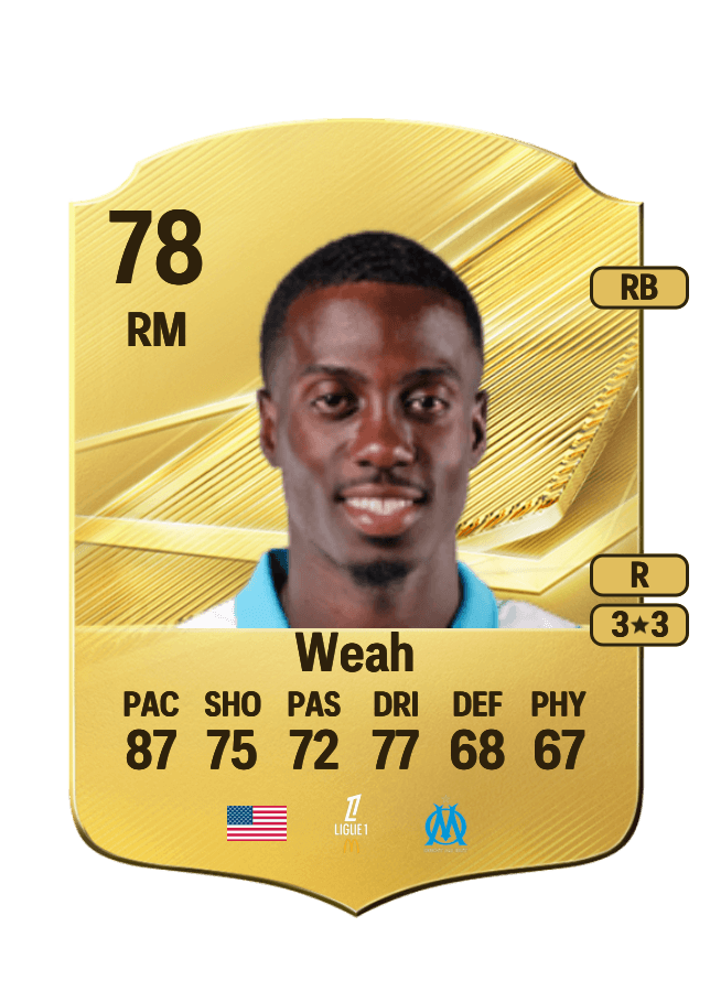 Timothy Weah card