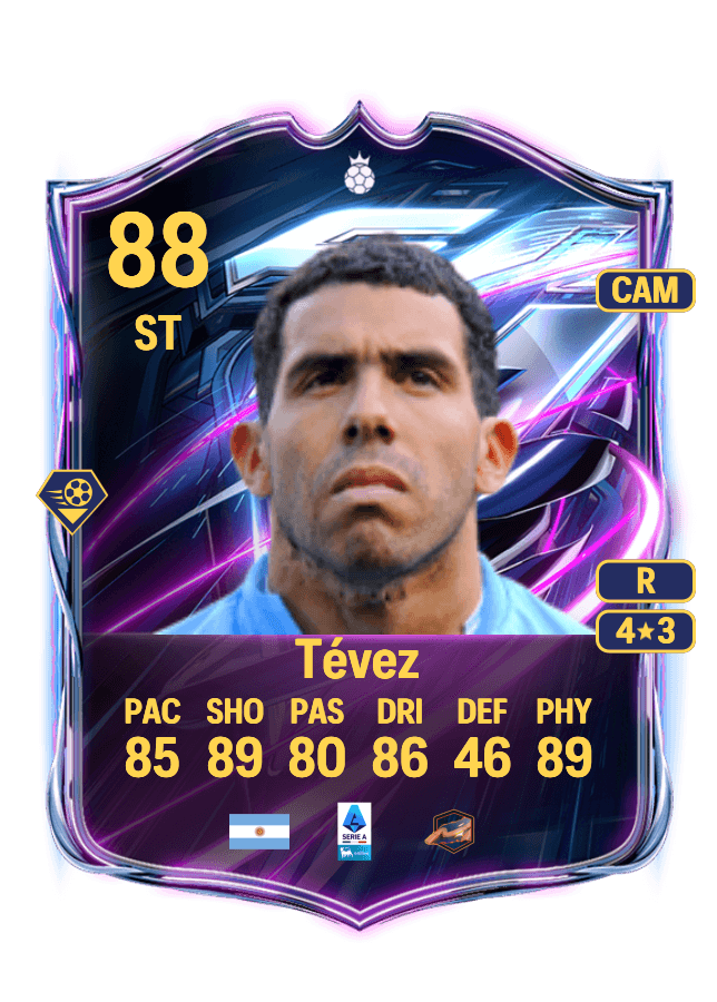 Carlos Tévez card