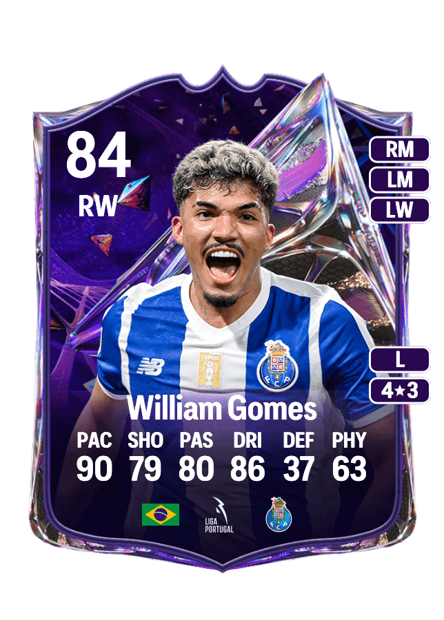 William Gomes card