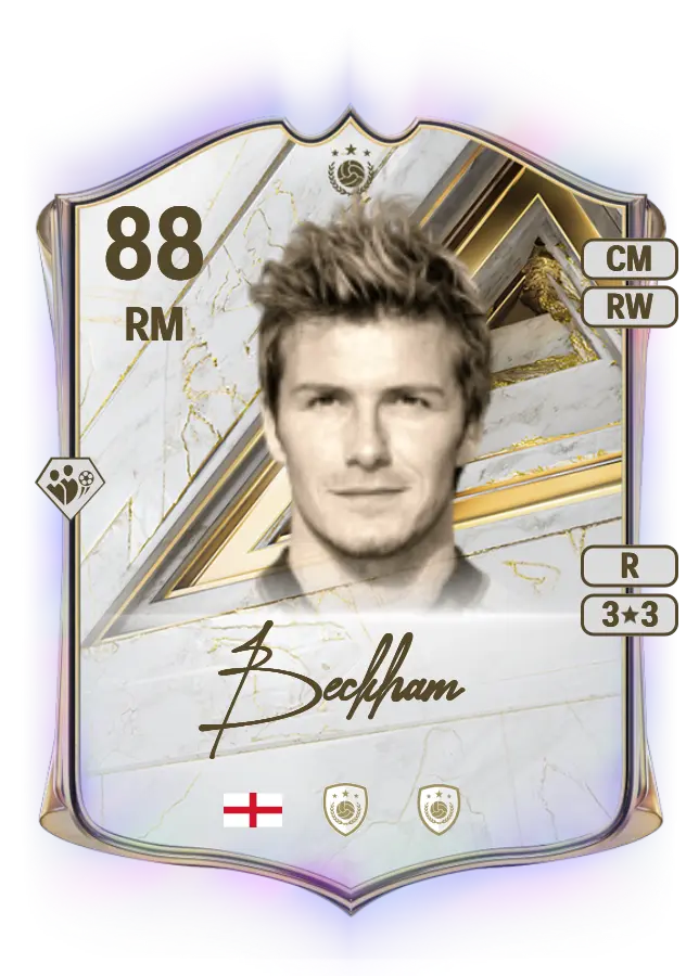 David Beckham card